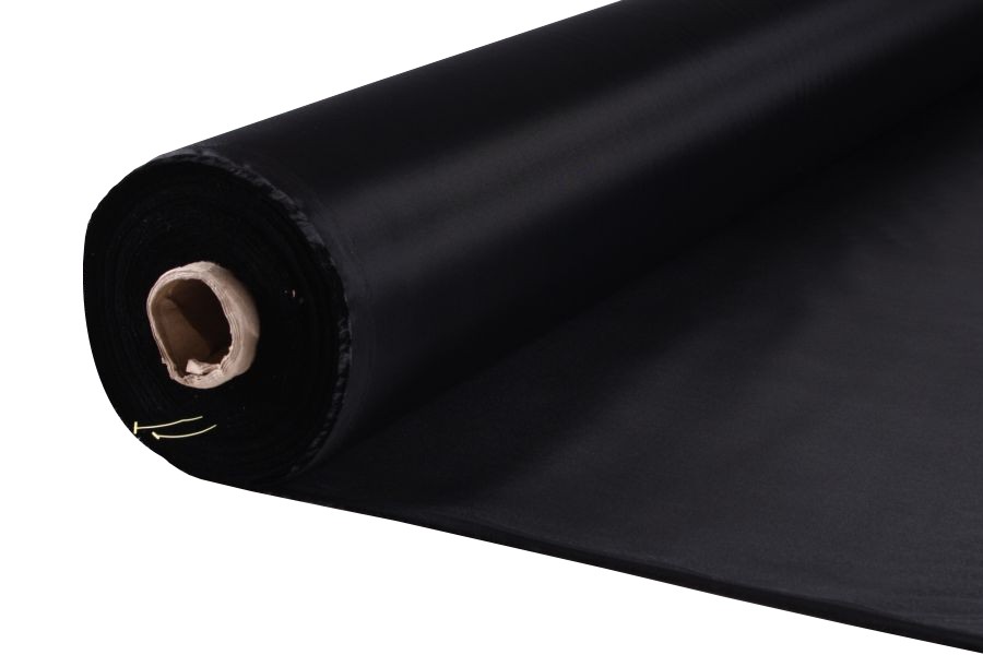 Waterdichte polyester stof 150 zwart gr/m²
