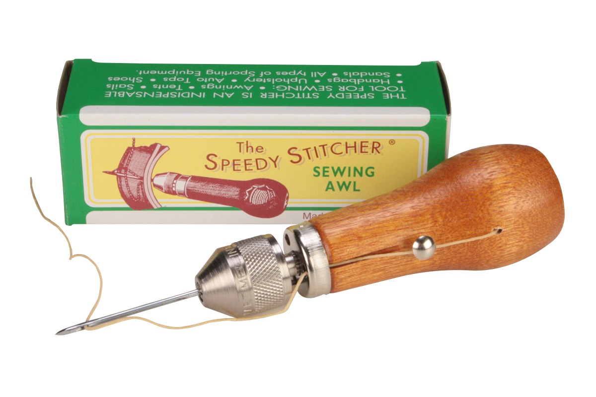 Vintage 'The Speedy Stitcher' Sewing Awl Kit / Used in Original