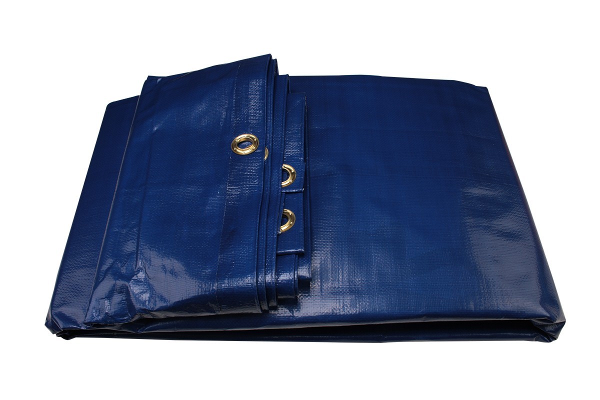 Behandeling wassen badge Dekzeil met zeilringen, blauw, 200 x 300 cm, waterdicht, weersbestendig