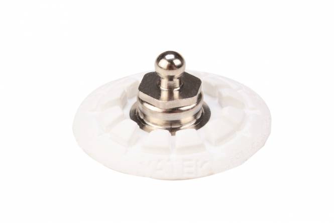 LOXX Snapert adhesive press fastener with screw for LOXX button, Ø 30 mm, white