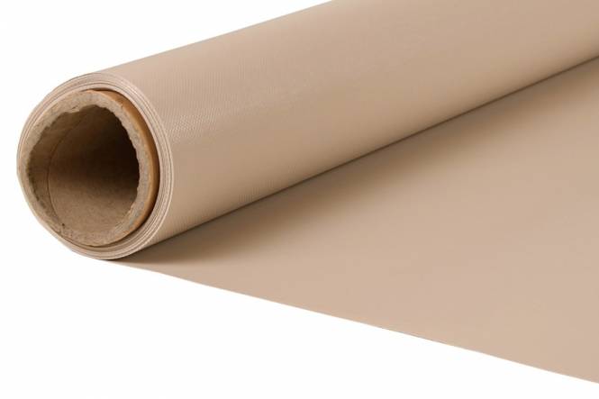 Reinforced PVC for tarpaulin sheet and more, beige 550 gr/m², 300 cm