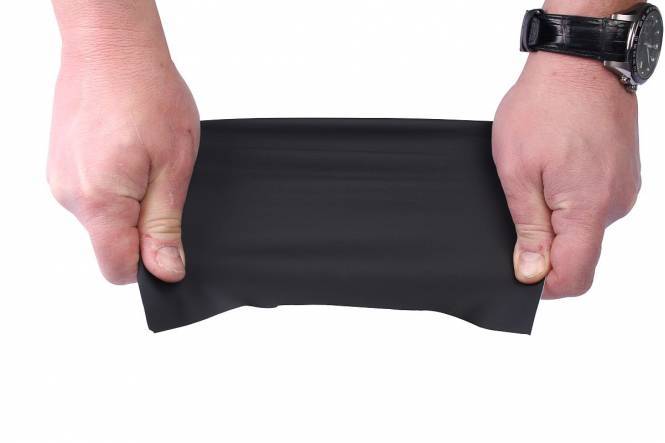 Stretch Stoff wasserdicht schwarz, 150 cm